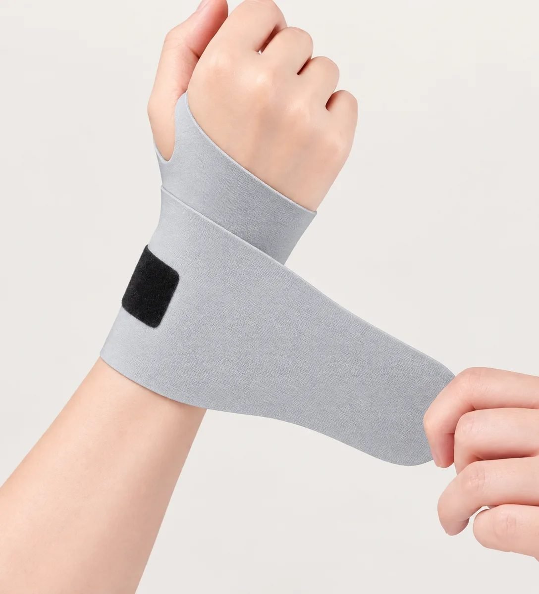 Grey wrist brace