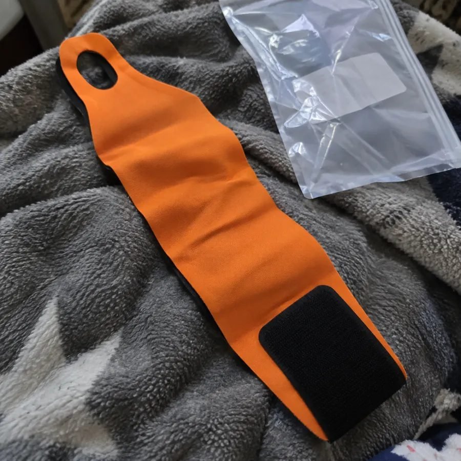 Customer photo of the SmashKick brace